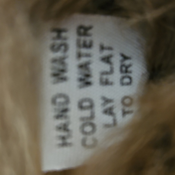 Alpaca Teddy Brown Bear Alpaca Fur Super Soft Plush 14" Size - Picture 5 of 6